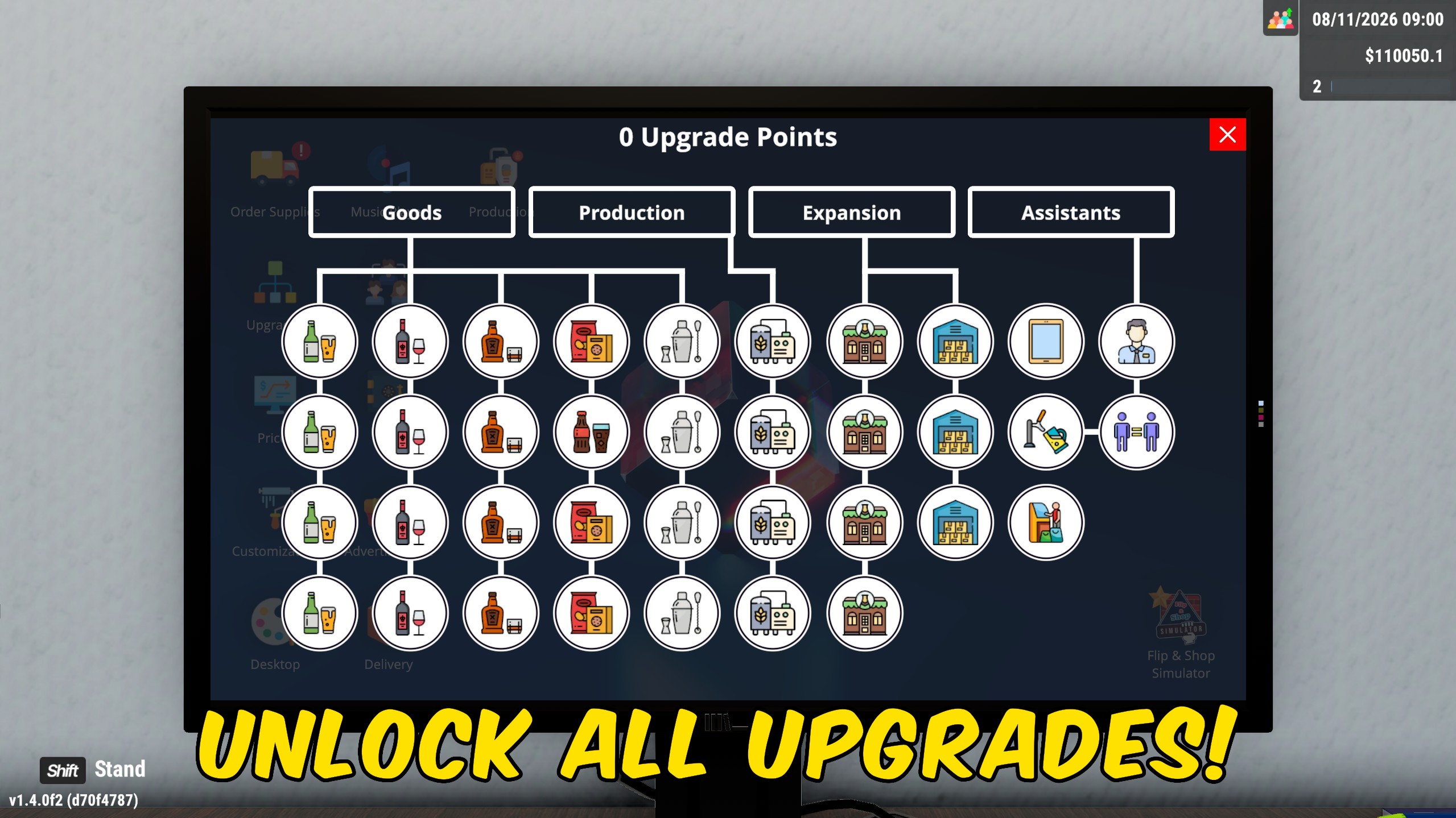 Unlock All Licenses & Upgrades